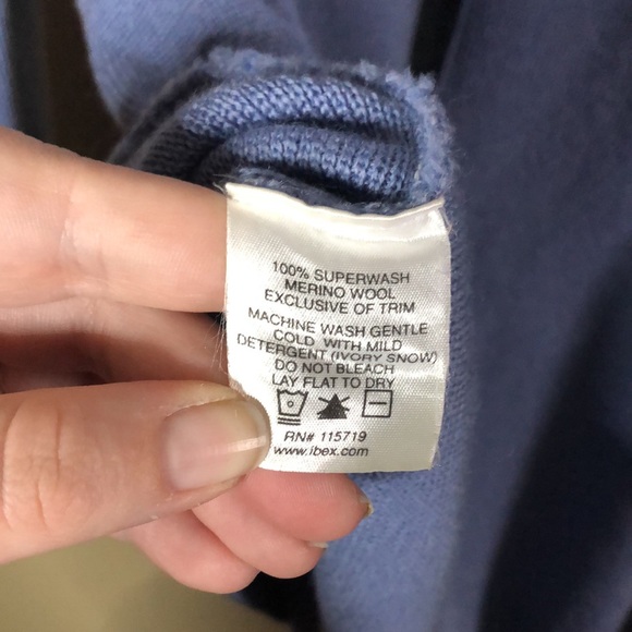 Ibex 100% merino wool 1/2 zip pullover - Picture 5 of 5